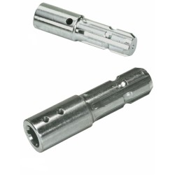 Riduzione per presa di forza con profilo esterno 1"3/8 interno 26x32x6mm con 6 cave e lunghezza 145mm