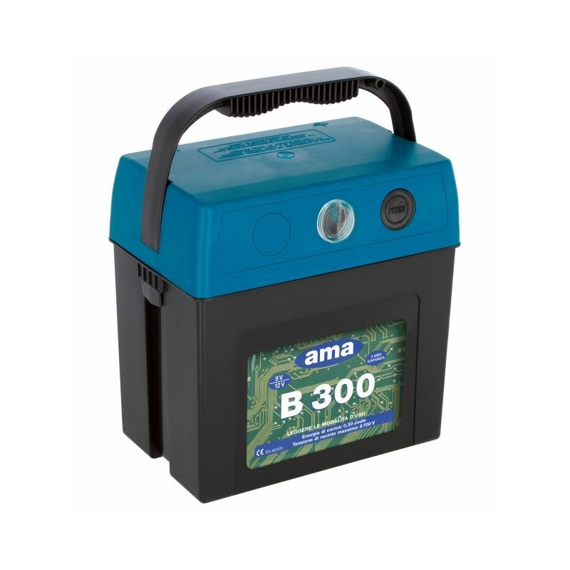 Elettrificatore Ranch Ama B300 con alimentazione 9V