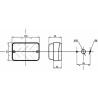 Fanale posteriore alogeno dx-sx 120x80mm