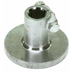 Mozzo scanalato profilo 1â€3/8 lungo 83mm 6 cave con flangia
