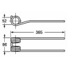 Dente girello filo diametro 9mm