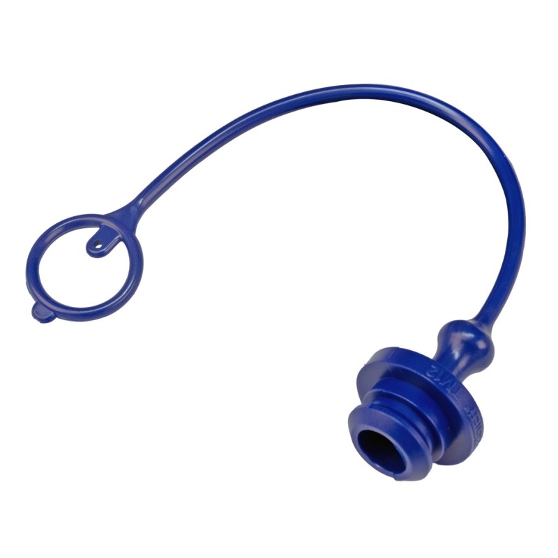 Tappo parapolvere Faster di colore blu per innesti rapidi femmina da M1/2"