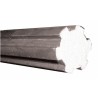 Barra scanalata con profilo interno 16x20x4mm con 6 scanalature e lunghezza 1 mt