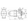 Filtro in linea femmina 3/4" 100 Mesh
