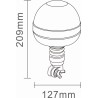 Lampeggiante base flessibile 16 LED 12-24V