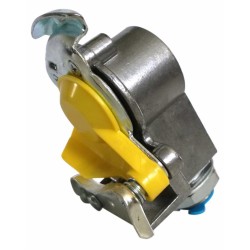 Giunto accoppiamento iso colore giallo con filtro per rimorchi adattabile a Wabco
