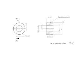 Volante C/6 a calice da 365mm con cono Danfoss e coperchio