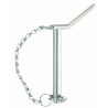 Perno con maniglia,spina e catena Ã¸ 22x130mm