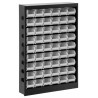 armadio metallico con 54 contenitori