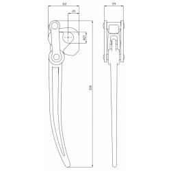 Chiusura per rimorchio Marotta Ã˜ 21mm