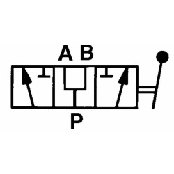 Deviatore di flusso a 3 vie 3/4"