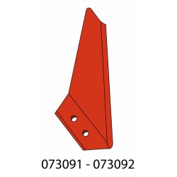 Coltello vomere adattabile Kverneland 073091 dx