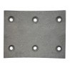 Ceppo freno forato 204x38x5,0 - 7 fori,adattabile 597871 - 597872