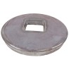 Flangia 145X15 foro quadro 41mm concava
