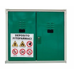 Armadio per fitosanitari a 2 ante 80x40x100cm