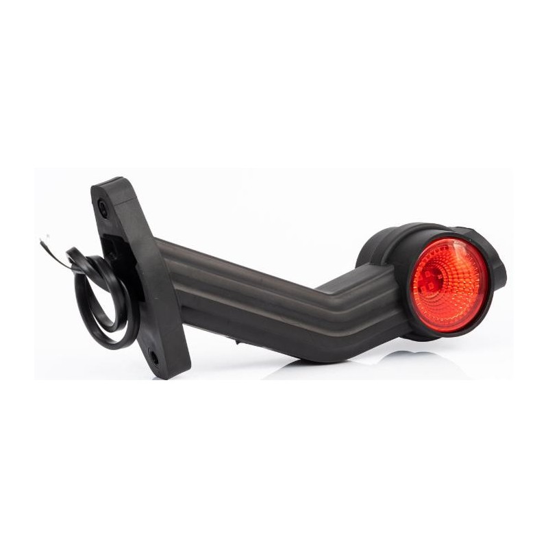 Luce di ingombro sx a 3 LED 12-36V con interasse di fissaggio 77mm