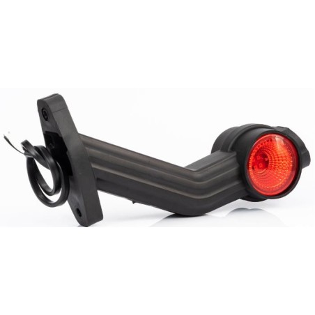 Luce di ingombro sx a 3 LED 12-36V con interasse di fissaggio 77mm