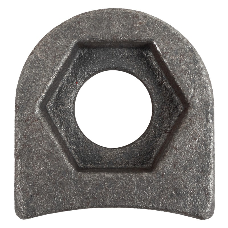 Supporto per mazza trinciasemi altezza 53x50mm esagono 30,5mm