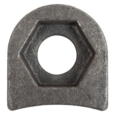 Supporto per mazza trinciasemi altezza 53x50mm esagono 30,5mm
