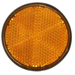 Catarifrangente con vite M5 arancione Ã˜ 80mm