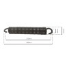 Molla tiller 335mm con gancio aperto a vite spessore 9mm adattabile Nardi
