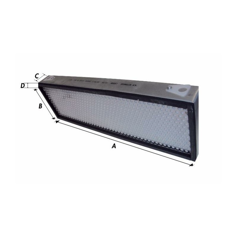 Filtro ai carboni attivi Panclean AX9138 adattabile al riferimento originale Landini 3683541M91