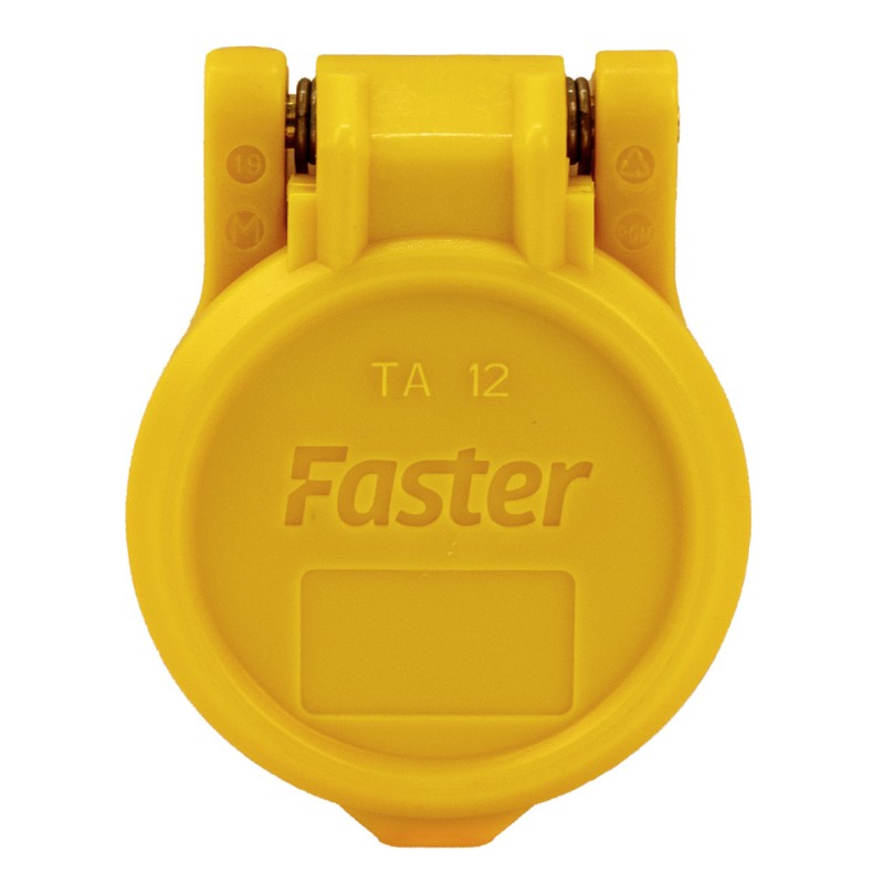 Tappo di protezione automatico per innesto giallo femmina M1/2"