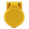 Tappo di protezione automatico per innesto giallo femmina M1/2"
