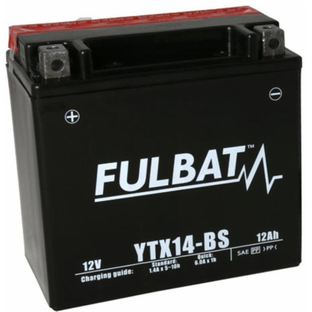 Batteria Fulbat per trattorini tagliaerba da 12V 12Ah con acido
