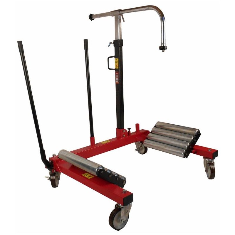 Carrello portaruota meccanico per macchinari agricoli con ruote da 1150mm a 2150mm