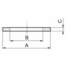 Guarnizione Arag per tappi femmina 17X24,5mm e sp. 2,5mm