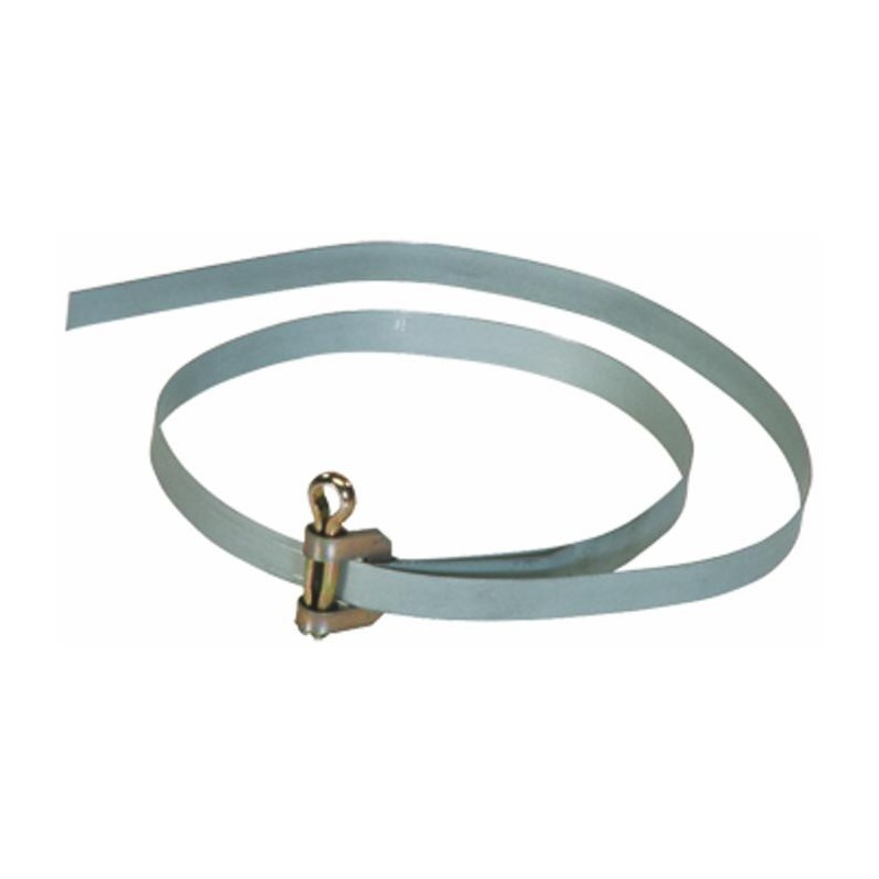 Fascetta a nastro metallico con coppiglia 500x9