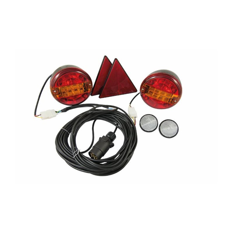 Kit luci standard con fanali rotondi a led