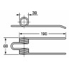 Dente pick-up adattabile New Holland 80161367 filo 4,5