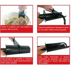 Paletta per raccolta grasso