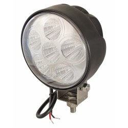 Faro da lavoro 6 LED rotondo ad ampio raggio 18W IP67