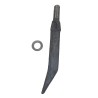 Dente per erpice lunghezza 380mm lunghezza filetto 55 mm