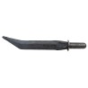 Dente per erpice lunghezza 380mm lunghezza filetto 55 mm