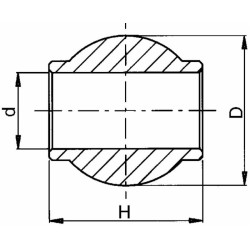 Rotula superiore seconda categoria Ã˜ 50x51mm e Ã˜ 25,4mm