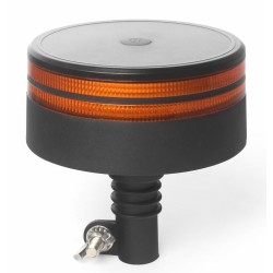 Lampeggiante 50 LED 12-24V e 25W a doppia luminositÃ  base flessibile