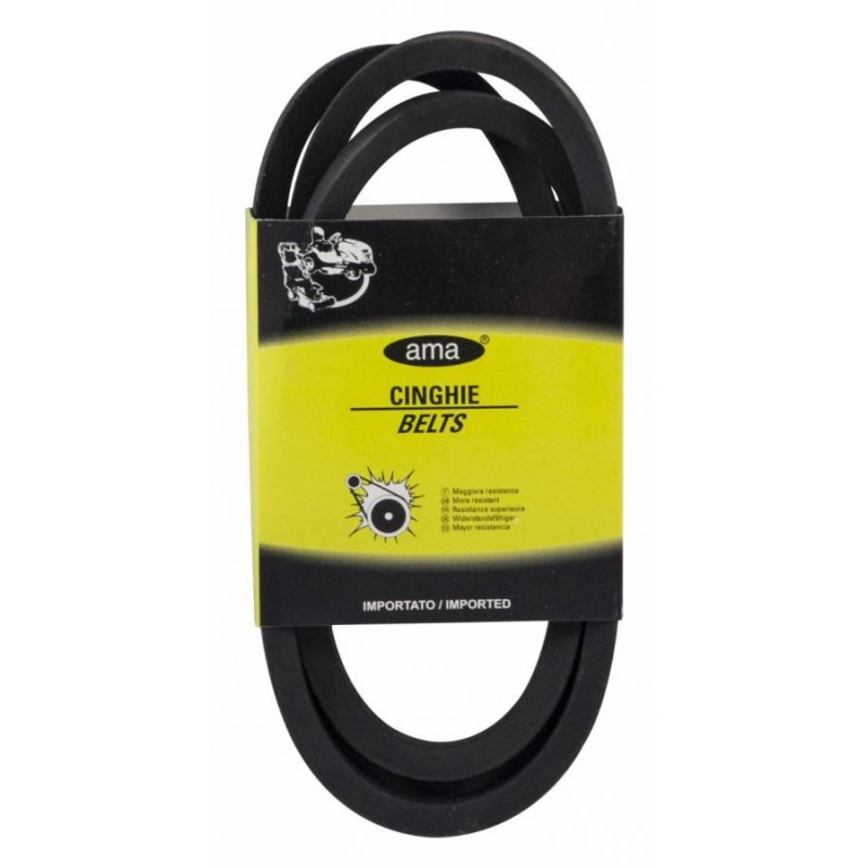 Cinghia trapezoidale in gomma telata tipo A75mm 1900
