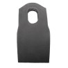 Coltello per trincia lunghezza 83mm larghezza 44mm