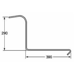 Dente ranghinatore filo 6,5 adattabile Abbriata Ima la Rocca Remy Cicoria John Deere VL2326