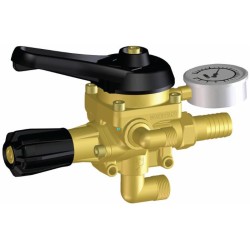 Comando con regolatore in ottone M170 OT- portata 150 l/min