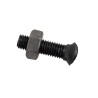 Bullone testa ovale M10x38 con dado