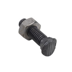 Bullone testa ovale M10x38 con dado