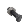 Bullone testa ovale M10x38 con dado