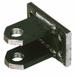 Gancio di traino fisso per rimorchi non omologato 100mm