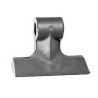 Mazza trincia larghezza 144mm lunghezza 96mm attacco 54mm foro Ã˜ 25,5mm adattabile a Falc, Nobili