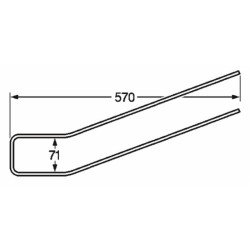 Dente rastrello adattabile Fort Fontanesi e Slam filo 6